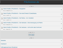 Tablet Screenshot of fschreiner.de